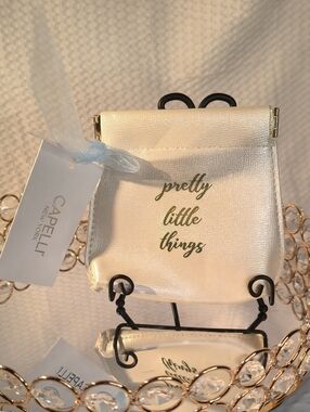 Capelli of New York Cream  'Pretty Little Things' Accessory Pouch
